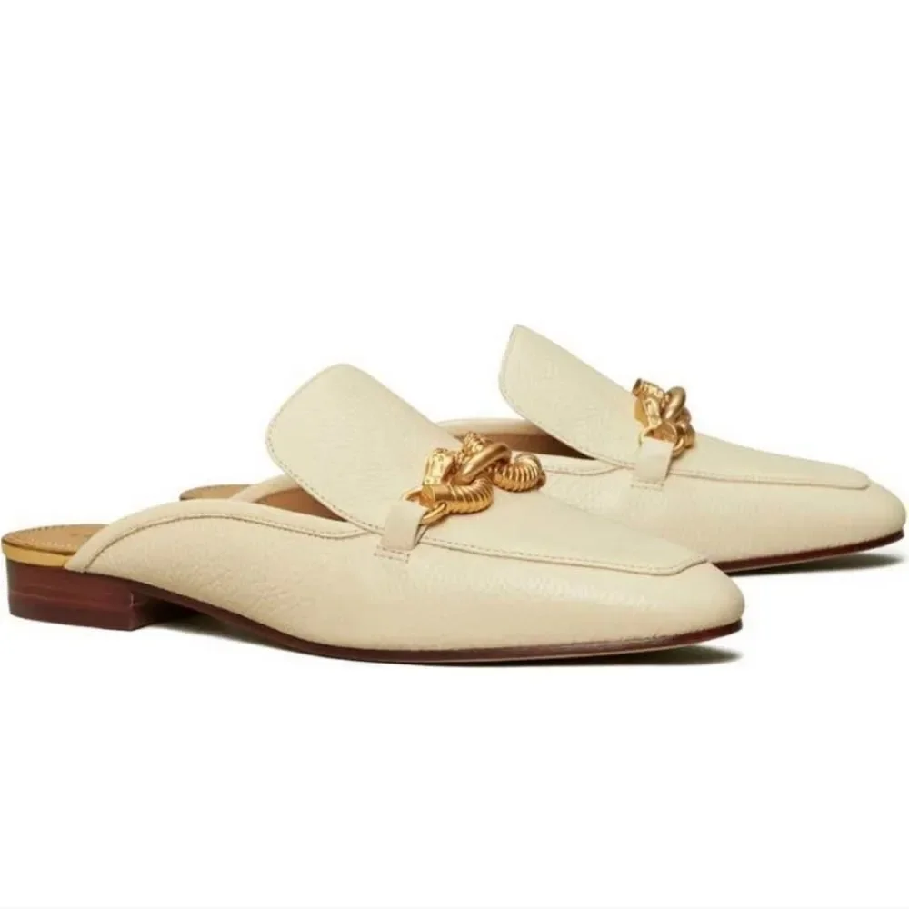 NEW TORY BURCH Women's Jessa Backless Loafers